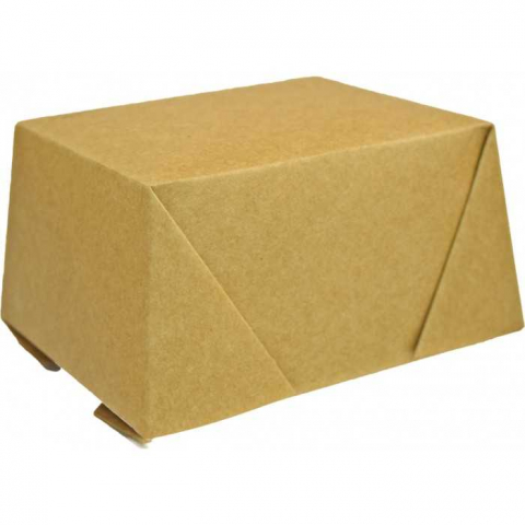 Caserola Cu 4 Clapete 600 CC, Natur, 130 x 105 x 64 mm/ 50 set/ 4 bax [6]