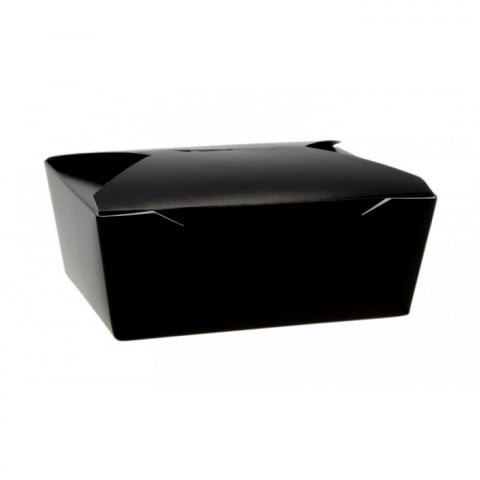 Caserola Cu 4 Clapete 600 CC, Negru, 130 x 105 x 64 mm/ 50 set/ 4 bax [1]