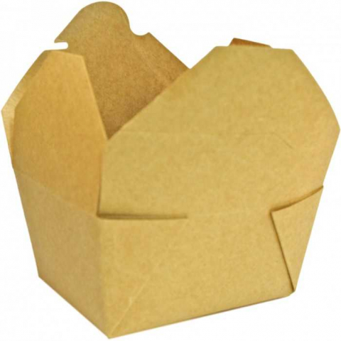 Caserola Cu 4 Clapete 600 CC, Natur, 130 x 105 x 64 mm/ 50 set/ 4 bax [7]