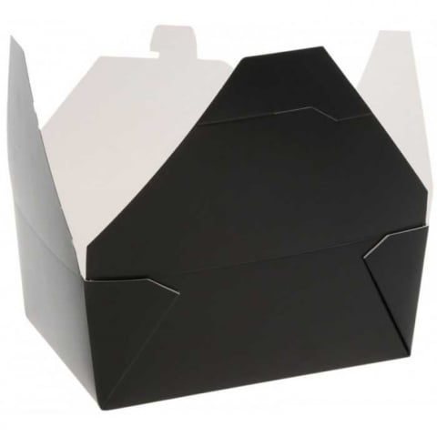 Caserola Cu 4 Clapete 900 CC, Negru, 175 x 140 x 63 mm/ 50 set/ 4 bax [7]