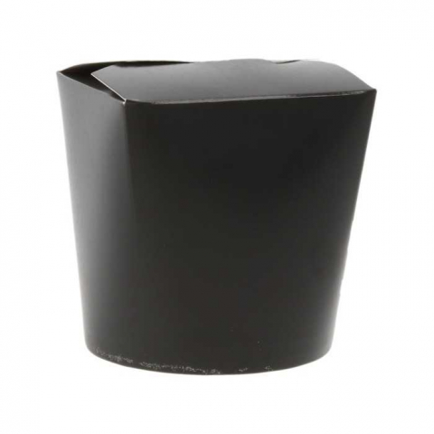 Caserole - Caserola Noodles 1000 CC, Negru, 100 x 92 x 100 mm/ 50 set/ 10 bax