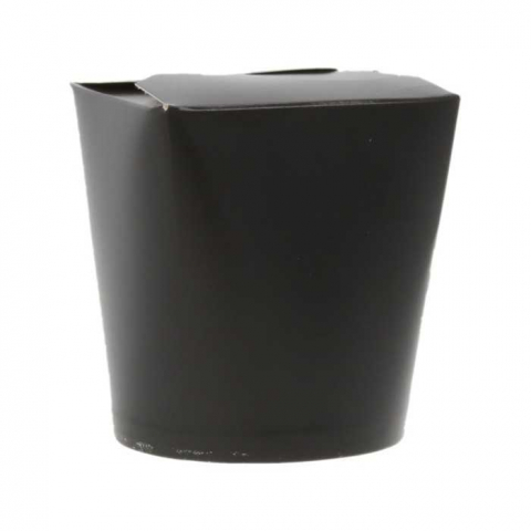 Caserole - Caserola Noodles 500 CC, Negru, 90 x 70 x 93 mm / 50 set/ 10 bax