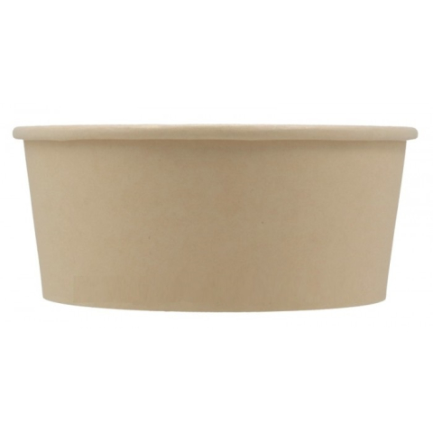 Caserole Bambus - Bol Salata Bambus + PLA D150mm 750cc/ 50 set/ 6 bax