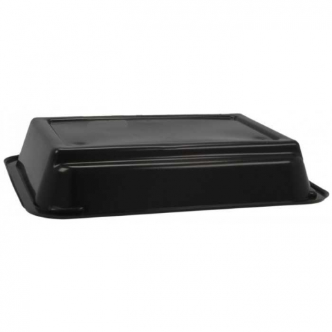 Caserola Termosudabila 1 Compartimente, Neagra, 227 x 178 x 45 mm/ 200 bax [3]