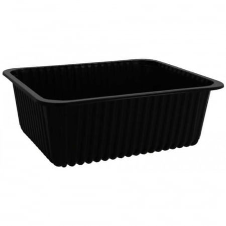 Articole Termo-Sudare - Caserola Termosudabila, Neagra, 187 x 137 x 37 mm/ 600 bax