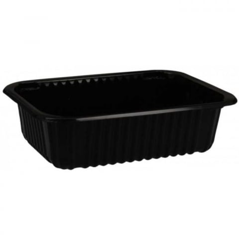 Articole Termo-Sudare - Caserola Termosudabila, Neagra, 187 x 137 x 50 mm/ 400 bax