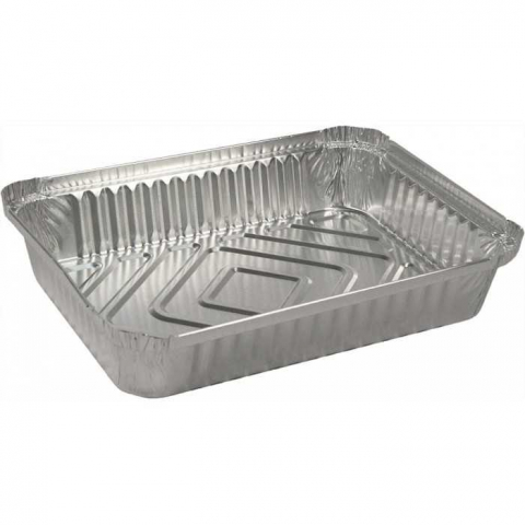 Caserole Aluminiu Dreptunghiulare 1125 CC, 227 x 177 x 35 mm/ 100 set/ 10 bax [2]