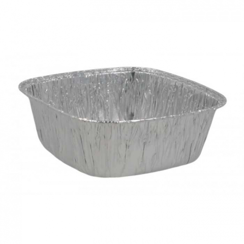 Forme de Copt - Caserola Aluminiu 120g, 108 x 108 x 42 mm/ 100 set/ 10 bax