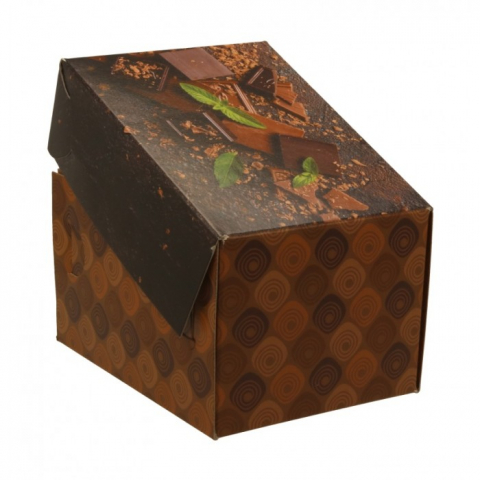 Cutie Carton + Aur Choco, Maro, 130 x 100 x 80 mm/ 193 set/ 1 bax [1]