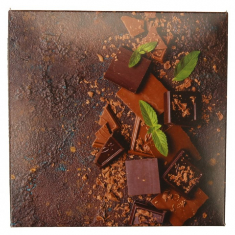Cutie Carton + Aur Choco, Maro, 190 x 190 x 80 mm/ 107 set/ 1 bax [2]