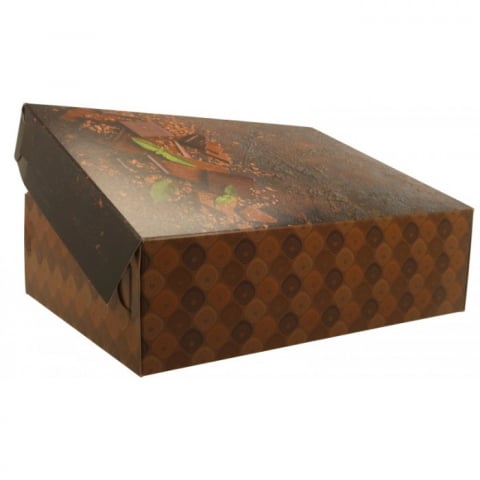 Cutie Carton + Aur Choco, Maro, 280 x 200 x 80 mm/ 82 set/ 1 bax [1]