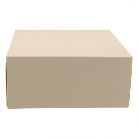 Cutii Prajituri - Cutie Carton Ca White, Alb, 180 x 180 x 80 mm/ 25 set/ 8 bax