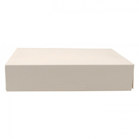 Cutii Prajituri - Cutie Carton Ca White, Alb, 280 x 200 x 60 mm/ 25 set/ 6 bax