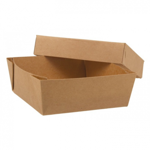 Cutie Carton Kraft Natur + Fereastra, Kraft Natur, 115  x  115  x  40 mm/ 25 set/ 10 ba x  [2]