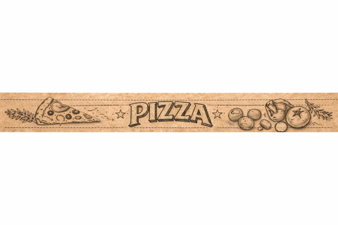 Cutie Pizza 500 x 500 x 3.5 mm, Kraft Natur/ 100 set [1]