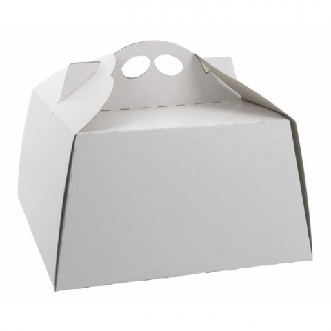 Cutii Tort - Cutie Tort Gros CT1, Alb, 250 x 250 mm/ 25 bax