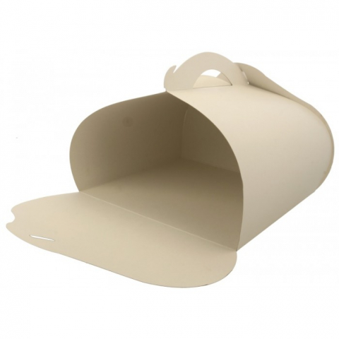 Cutie Tort Cm White CT2, Alb, 270 x 270 x 160 mm/ 25 set/ 1 bax [1]