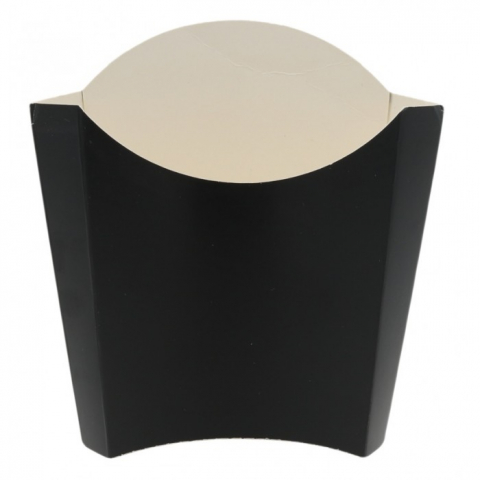 Caserole - Cutii Cartofi 250 CC, Negru, 110 x 60 x 105 mm/ 200 set/ 6 bax