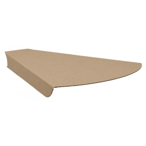 Triunghi Pizza 1/8, Kraft Natur, D500 x 20 mm/ 100 set [2]