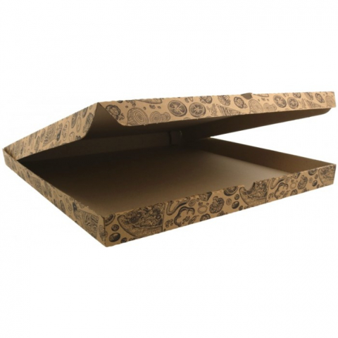 Pizza - Cutie Pizza 500 x 500 x 3.5 mm, Kraft Natur/ 60 set