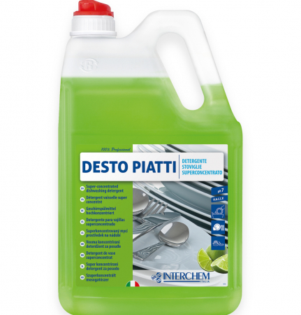 Spalare Manuala - Desto Piatti Limone, Detergent lichid, vase, manual 5 kg