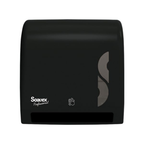 Dozatoare " No Touch" - Dispenser Negru pentru Hartie Prosop (RI8M250)/S Cu Senzor, Negru, 35.2 x 33 x 21.1 cm/ 1 buc