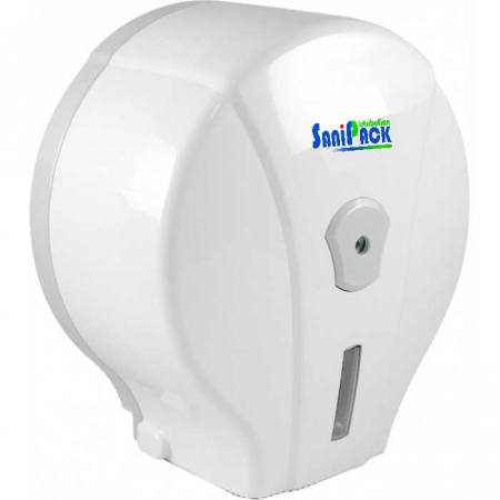 Sisteme de Dozare Manuale - Dispenser Hartie Igienica Mini Jumbo, Alb, 26 x 24 x 13 cm/ 1 buc