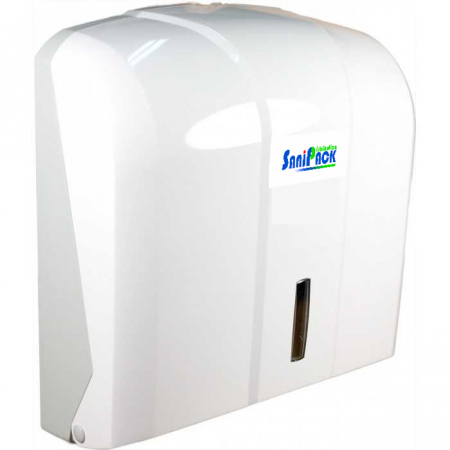 Dispenser Hartie ZZ/ VV, Alb, 25 x 25 x 10 cm/ 1 buc