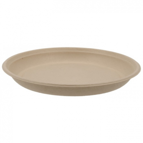 Farfurie Bio Rotunda, Natur, D200 x H22 mm/ 50 set/ 10 bax [1]