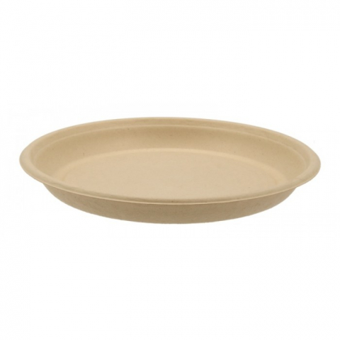 Farfurie Bio Rotunda, Natur, D166 x H18 mm/ 50 set/ 20 bax [1]