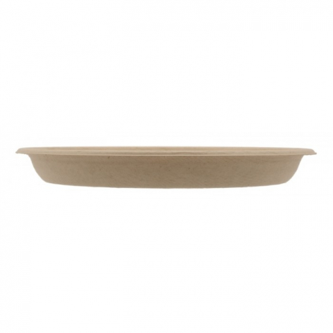 Farfurie Bio Rotunda, Natur, D166 x H18 mm/ 50 set/ 20 bax [2]