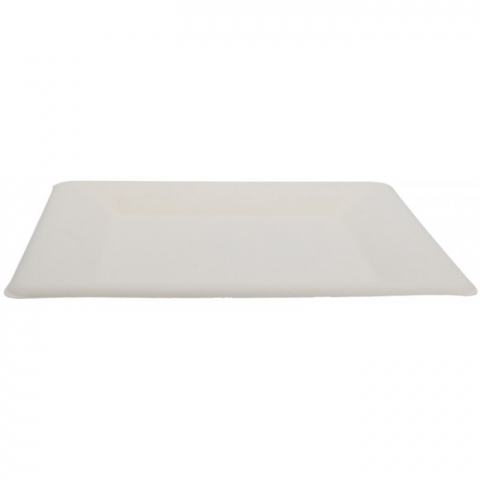Farfurii Bio Patrata, Alb, 260 x 260 mm/ 50 set/ 10 bax [1]