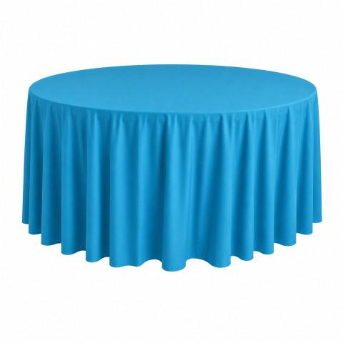 Material Brocard - Fata de masa Brocard D325 cm- Albastru/ 1 buc