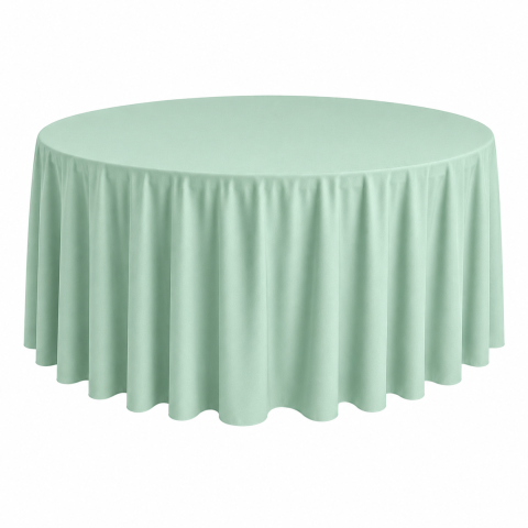 Material Brocard - Fata de masa Brocard D325 cm- Verde Menta/ 1 buc