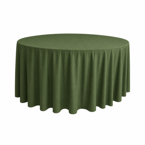 Material Brocard - Fata de masa Brocard D325 cm- Verde Olive/ 1 buc