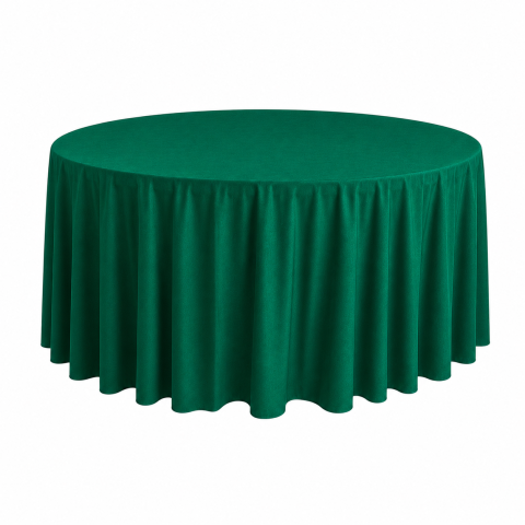 Material Brocard - Fata de masa Brocard D325 cm- Verde Smarald/ 1 buc