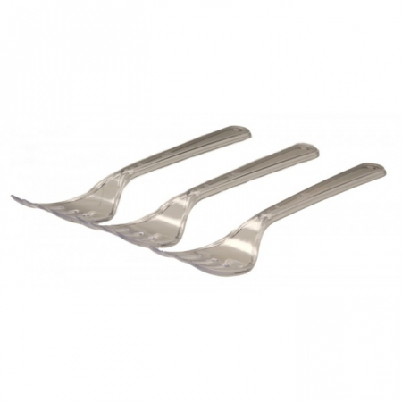 Tacamuri - Furculita Reutilizabile, Alb/ 50 set/ 40 bax