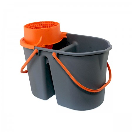 Galeti - Galeata, 2 Compartimente, cu Storcator 15 litri/ 1 buc/ 10 bax