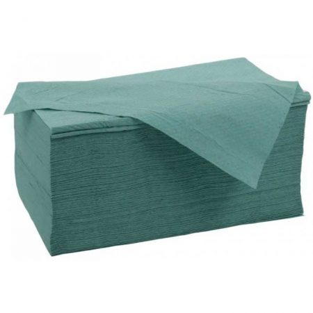Ambalaje si Consumabile - Hartie Igienica Pliata Tip V Verde, 230 x 250 mm/ 200 set/ 20 bax