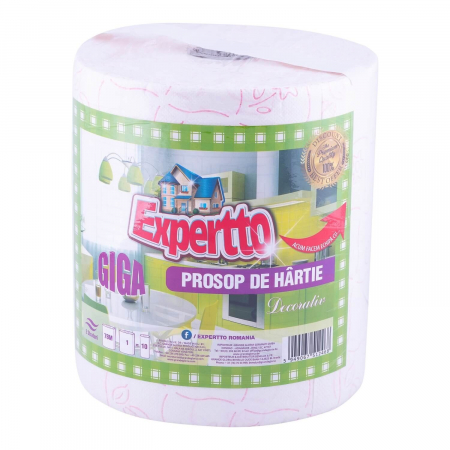 Articole din Hartie - Hartie Prosop Alba 800 Gr, Alb, 78 m/ 1 rola/ 6 bax