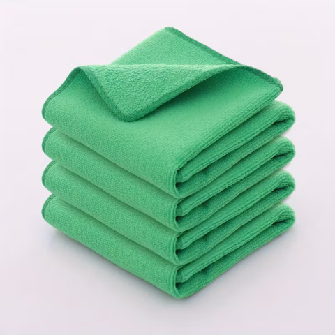 Lavete Microfibra - Laveta Microfibra Green, 40 x 40 cm/ 5 set/ 40 bax