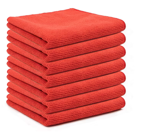 Lavete Microfibra - Laveta Microfibra Red, 30 x 30 cm/ 1 set/ 200 bax