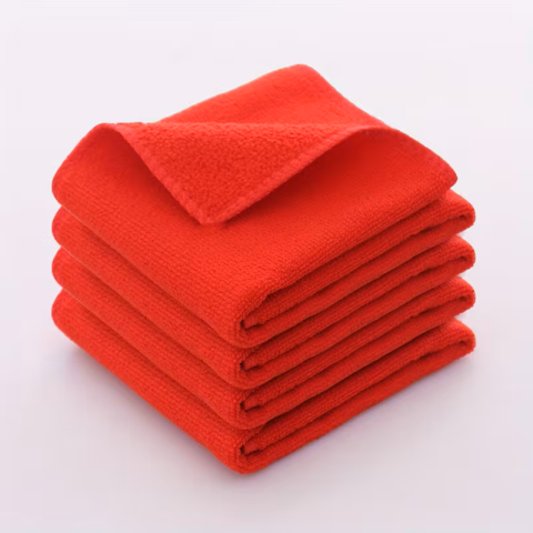 Lavete Microfibra - Laveta Microfibra Red, 40 x 40 cm/ 5 set/ 40 bax