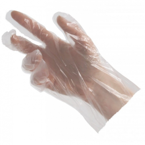 Ambalaje si Consumabile - Manusi de Unica Folosinta in Bloc, (HD-PE), Transparente/ 100 set/ 10 bax