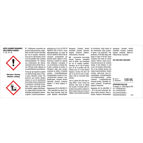 Odorizant Textile Iris & White Flowers 500 ml/ 1 buc/ 6 bax [4]