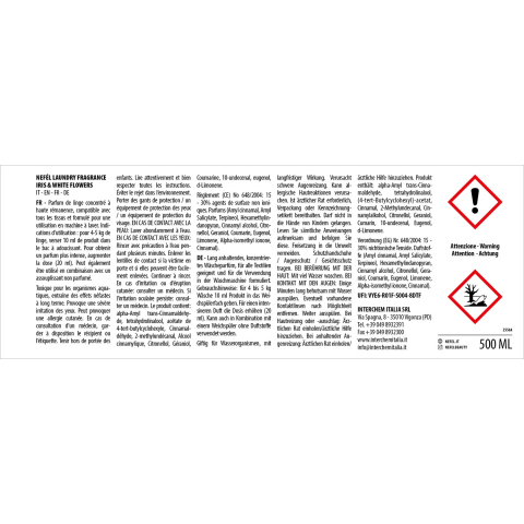 Odorizant Textile Iris & White Flowers 500 ml/ 1 buc/ 6 bax [5]