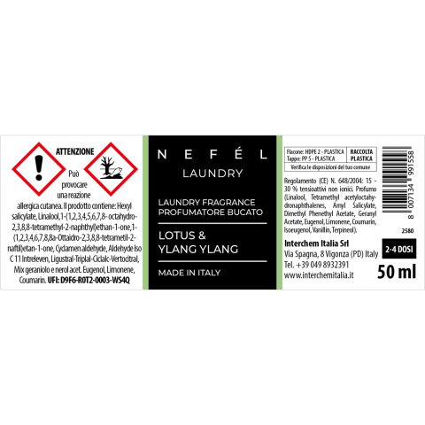 Odorizant Textile Lotus & Ylang Ylang 50 ml/ 1 buc/ 12 bax [3]