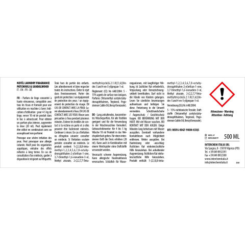 Odorizant Textile Patchouli & Sandalwood 500 ml/ 1 buc/ 6 bax [5]