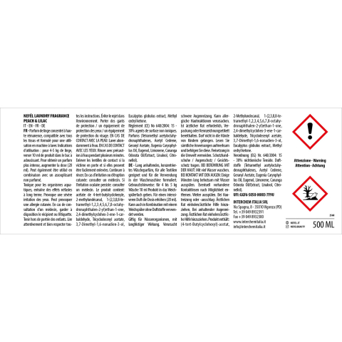 Odorizant Textile Peach & Lilac 500 ml/ 1 buc/ 6 bax [5]