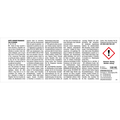 Odorizant Textile Talc & Jasmine 500 mL/ 1 buc/ 6 bax [5]